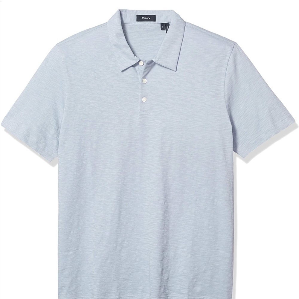 Theory Bron Polo Shirt in Anemone Modal Jersey